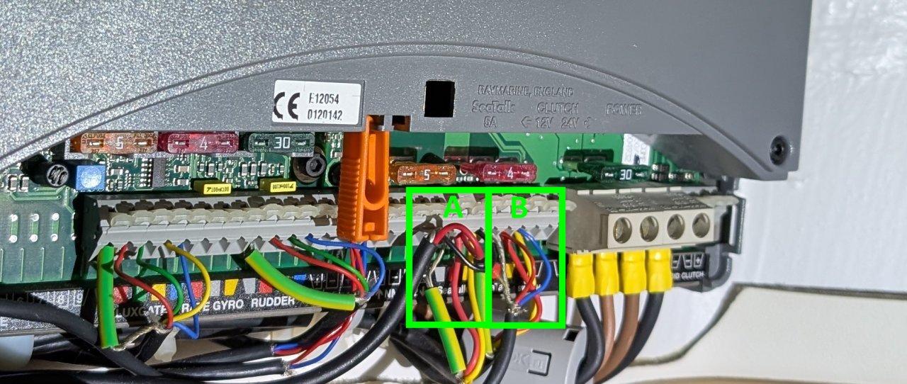 Phantom 46 Autopilot Connections